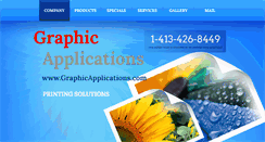 Desktop Screenshot of graphicapplications.com